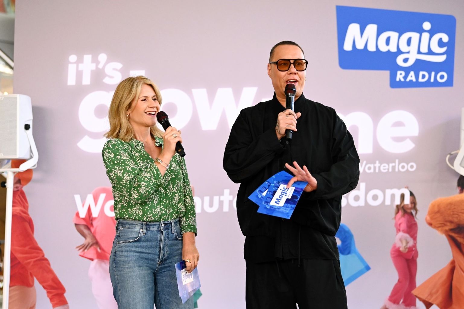 Gok Wan And Harriet Scott Bring Some Glowtime To Waterloo Station On gok-wan-and-harriet-scott-bring-some-glowtime-to-waterloo-station-on